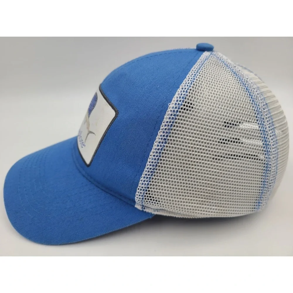 Magellan Outdoors‎ Live to Explore Mesh Trucker Snapback Hat Cap Men Women Blue